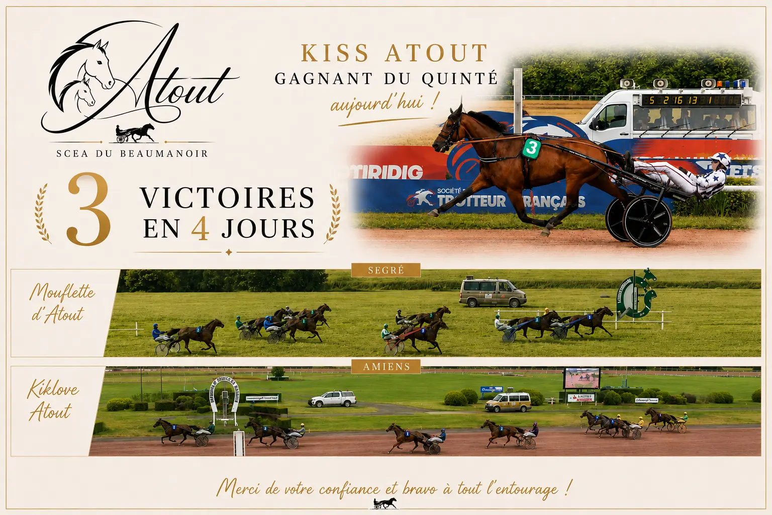 Les ATOUT ont la forme !